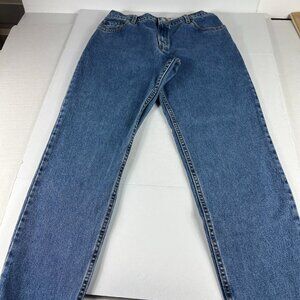 Y2K Levi's Jeans Women's Measured 32x31 550 Relaxed Tapered Blue Denim Tag 14 L
